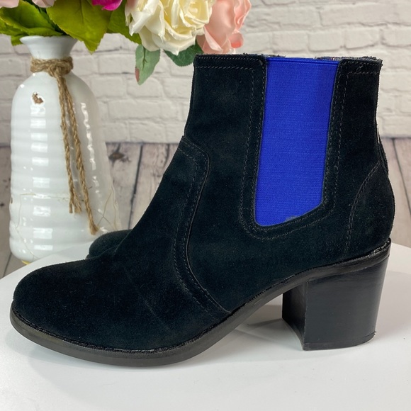 SPERRY TOP-SIDER BLACK/Blue Ankle Boots - Picture 4 of 17